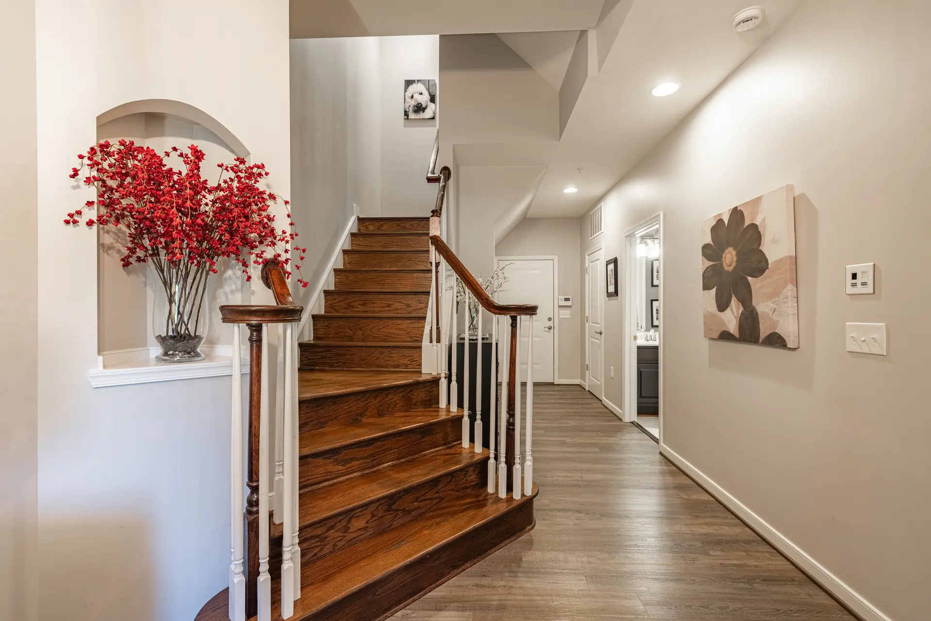Staircase and hallway