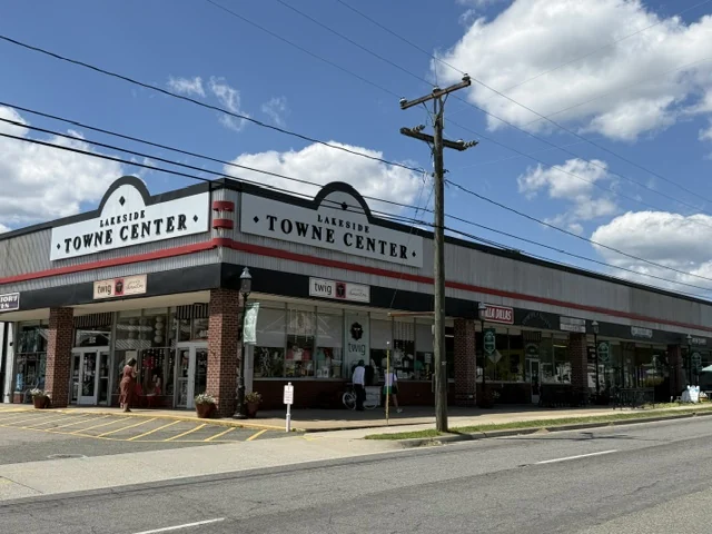 Storefronts at Lakeside Towne Center in Lakeside, Henrico County